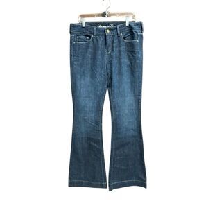 American Eagle Womens Low Rise Flare Live Your Life Trouser Jean Size 12L